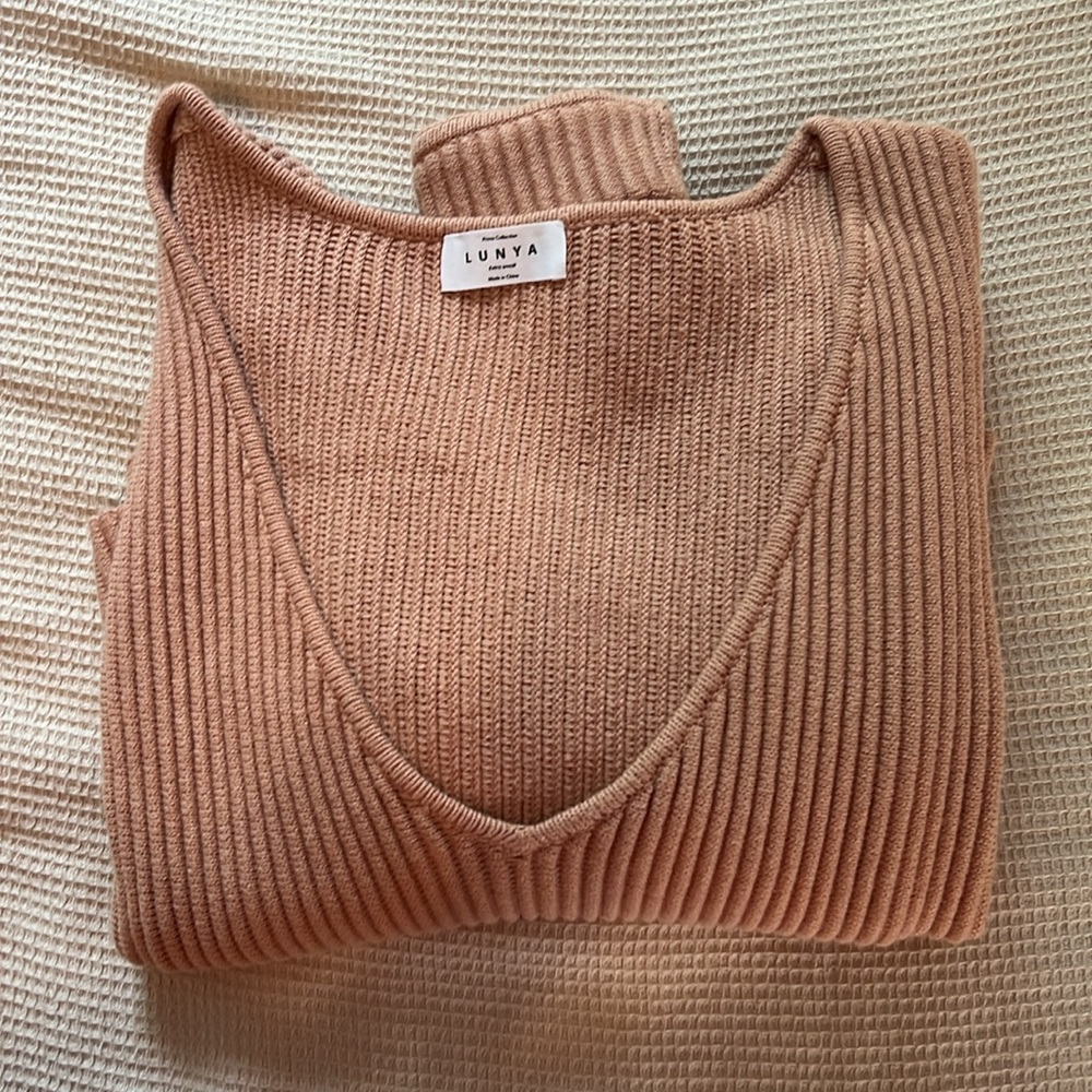 Lunya Silk Prima Ribbed Sweater - Picture 7 of 8